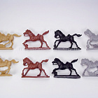 Солдатики из пластика CAVALRY HORSE SOLDIERS (Gray) 8 in 8 (swap arms), 1:32, TSSD