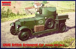 Сборная модель из пластика Британский бронеавтомобиль Pattern 1920 Mk.I (1/72) Roden
