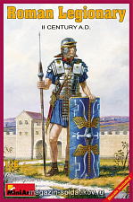 Сборная модель из пластика Римский легионер, II в. н.э. MiniArt (1/16) - фото