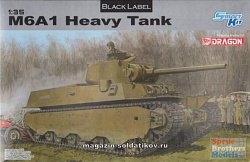 Сборная модель из пластика Д Тяжелый Танк M6A1 (1/35) Dragon