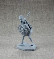 Сборная миниатюра из смолы Греческая амазонка 75 мм, Солдатики Публия - фото