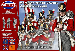 Сборные фигуры из пластика Британская Центральная рота Ватерлоо BOX Victrix