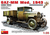 Сборная модель из пластика ГАЗ-ММ Советский грузовик, модель 1943г. MiniArt (1/35) - фото