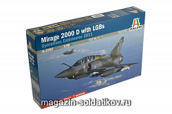 Сборная модель из пластика ИТ Самолет Mirage 2000 D (1/48) Italeri
