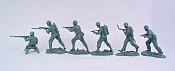 Солдатики из пластика Американская морская пехота ВМВ, 1:32 Plastic Platoon - фото