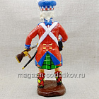 Шотландский пехотинец, цветная полимерная глина