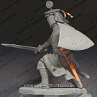 Сборная фигура из смолы Medieval knight of 13 century, 75 мм, Mercury Models