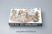 Сборные фигуры из пластика Немецкие артиллеристы, расчет гаубицы 1:35 Трумпетер - фото