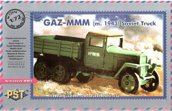 Сборная модель из пластика Грузовик ГАЗ-ММ 1943 г., 1:72, PST