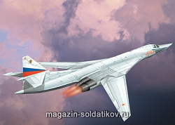 Сборная модель из пластика Стратегический бомбардировщик Ту-160 (1/288) Восточный экспресс