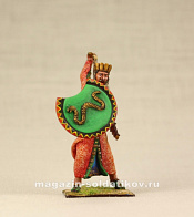 Миниатюра в росписи Персидский воин с мечем, 1:32 - фото