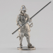 Сборная миниатюра из смолы Пикинер в боевом построении (3), Тридцатилетняя война 28 мм, Аванпост - фото