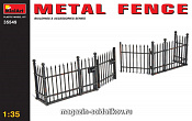 Сборная модель из пластика Металлическая ограда MiniArt (1/35) - фото