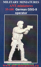 Сборная фигура из смолы German GSG-9 operator (1:35) Ant-miniatures - фото