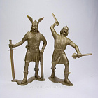 Сборные фигуры из пластика Варвары, набор из 2-х фигур №2 ( золотистые, 150 мм) АРК моделс