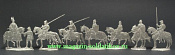 Миниатюра из металла Французские рыцари при Креси. 30 мм, Berliner Zinnfiguren - фото