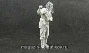 Сборная миниатюра из смолы Советский танкист-самоходчик. Лето 1939-45. Одна фигура. 1/35 Tank - фото