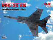 Сборная модель из пластика МиГ-25РБ, Советский самолет-разведчик (1/72) ICM - фото