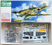Сборная модель из пластика FL 1 Самолет Messerschmitt Bf109 F-2 1:72, FineMolds - фото