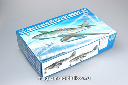 Сборная модель из пластика Самолет Me 262 A - 1a (с ракетами R4M) 1:32 Трумпетер