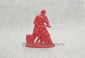 Солдатики из пластика Кожемяка (цвет - красный), Воины и битвы - фото