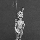 Сборная миниатюра из металла 2-й орлоносец Швейцарских полков, 54 мм, Chronos miniatures