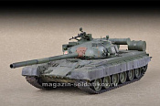 Сборная модель из пластика Русский танк Т-80Б МБТ, 1:72 Трумпетер - фото