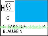 Краска художественная 10 мл. синяя прозрачная, глянцевая, Mr. Hobby. Краски, химия, инструменты - фото