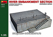 Сборная модель из пластика Фрагмент речной набережной MiniArt (1/35) - фото