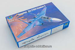 Сборная модель из пластика Самолет Су-27УБ, (1:72) Трумпетер