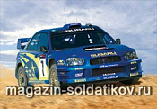 Сборная модель из пластика Aвтомобиль Субару Импреза WRC`03 1:24 Хэллер - фото