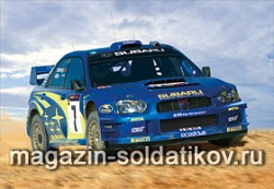 Сборная модель из пластика Aвтомобиль Субару Импреза WRC`03 1:24 Хэллер