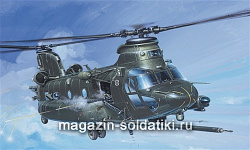 Сборная модель из пластика ИТ Вертолет MH-47 SOA Chinook (1/72) Italeri