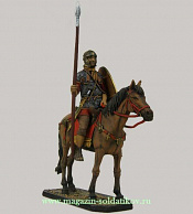 Миниатюра в росписи Конный римский солдат, 54 мм (ЕК87) - фото