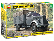 Сборная модель из пластика Немецкий грузовой автомобиль Opel Blitz Kfz. 305 (1/35) Звезда - фото