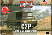 Сборная модель из пластика C2P Artillery Tractor + журнал, 1:72, First to Fight - фото