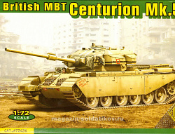 Сборная модель из пластика Танк Centurion Мк.5 (вьетнамская война) АСЕ (1/72)