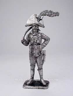 Миниатюра из олова 366 РТ Капитан горильерос, 1809 г. 54 мм, Ратник