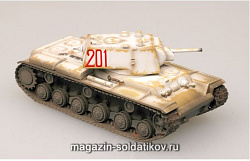 Масштабная модель в сборе и окраске Танк КВ-1 (1:72) Easy Model