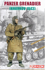 Сборная фигура из пластика Д Солдаты German Panzergrenadier (1:16) Dragon - фото