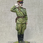 Капитан РККА 1943-45 гг, 54 мм, в росписи (430-054) (430-054)