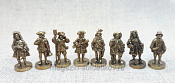 Фигурки из бронзы Охотники на пиратов (8 шт) 35 мм, Unica - фото