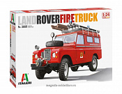 Сборная модель из пластика ИТ Автомобиль LAND ROVER FIRE TRUCK (1/24) Italeri - фото