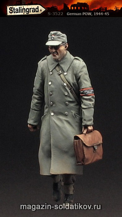 Сборная миниатюра из смолы Пленный немец, 1/35, Stalingrad