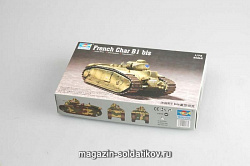 Сборная модель из пластика Танк Char B1bis 1:72 Трумпетер