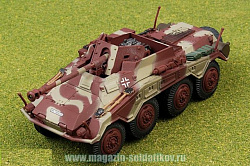 Масштабная модель в сборе и окраске Бронеавтомобиль SD.KFZ.234/4 unidentified unit, Western Front 1945, Panzerstahl
