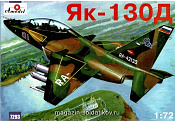 Сборная модель из пластика Яковлев Як-130Д Российский самолет Amodel (1/72) - фото
