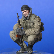 Сборная фигура из смолы Современный российский солдат 1/35 MasterClub - фото