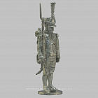 Сборная миниатюра из металла Сержант-вольтижёр (на плечо), Франция, 1807-1812 гг, 28 мм, Аванпост