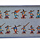 Миниатюра в росписи Нерке-Вермландский полк, Армия Карла XII, XVIII век, 1:32